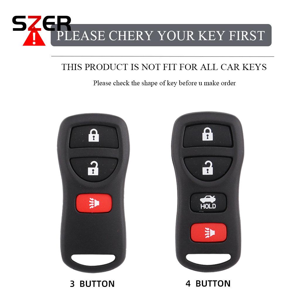 For Nissan Armada Tiida Frontier Sentra X-Trail T30 Altima Maxima For Infiniti Qx56 Ja60 Fx35 Fx 35 Soft Tpu Car Key Cover Case