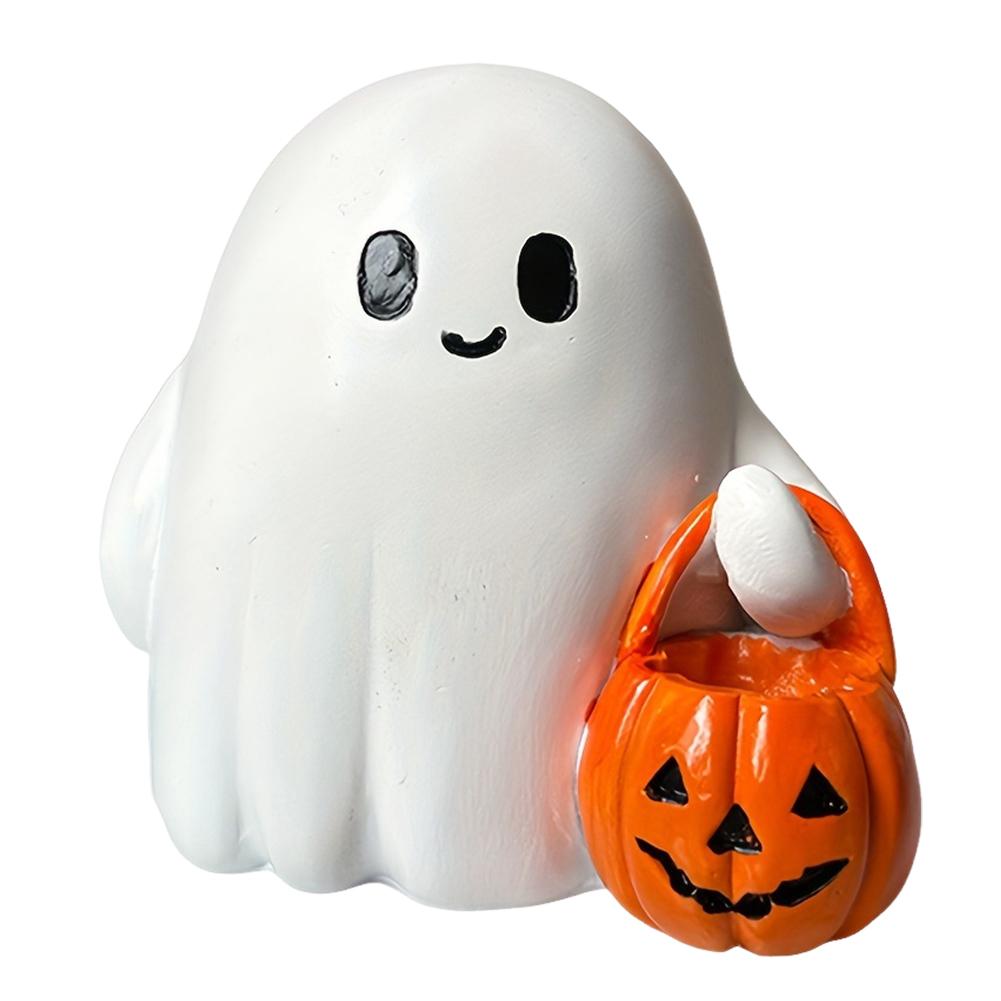 Cute Cute Ghost Statue Ghosts Small Scary Ghost Figurines Halloween Home Decorations Coffee Table Centerpieces Shelf