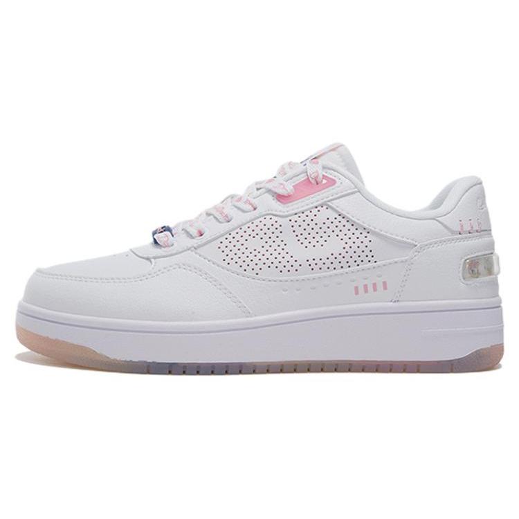 

Li Ning Classic Skateboarding X Disney White Pink Daisy Women s AGCS146-3 37