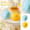 Heat Chrysanthemum-Shaped Muffin Cups for Baking Cakes, Puddings and Cupcakes