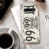 Retro License Plate Number Cover For Samsung Galaxy M12 M21 M30S M31 M32 Phone Case M51 M52 Note 20 Ultra 10 Plus 9 8 J4 J6 + J8