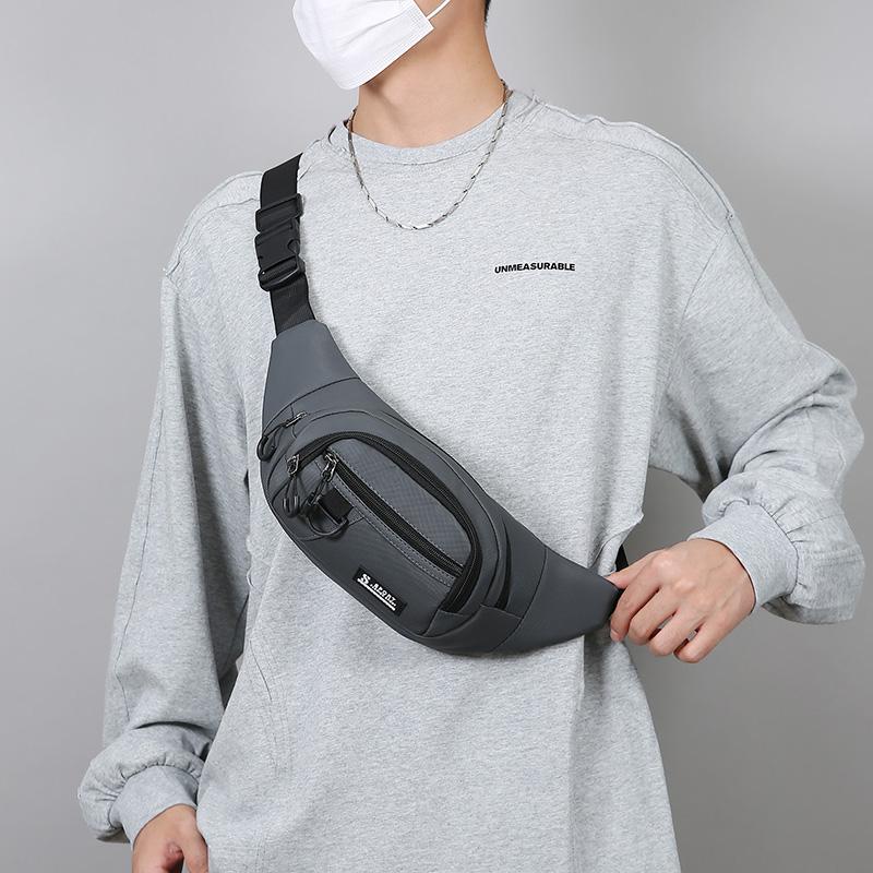 Ultra Light Outdoor Men's Waist Bag Running Chest Bag Large Capacity Crossbody Bag