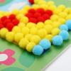 2pcs 16x21cm Colorful Pom-Pom Painting Animal Transportation DIY Art Decor Handmade Craft Painting Supplies Unique Birthday JXB