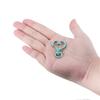 5Pcs/Lot Colorful Metal Heart Lobster Clasp Hooks Key Rings Connectors for DIY Keychain Jewelry Making Findings Accessories