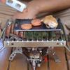 Small Grill Pans Barbecue Griddle Frying Pans Outdoor Picnic Grill Plate Rectangle Small Baking Pans Cooking Utensils