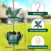 Hummingbird Rain Chain Hummingbird Cups Rain Chain for Gutter Eaves Drainage Outdoor Decoration Adjustment Catcher Chain