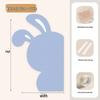 HANDUNYOU Cute Rabbit Felt Photo Display Wall Sticker