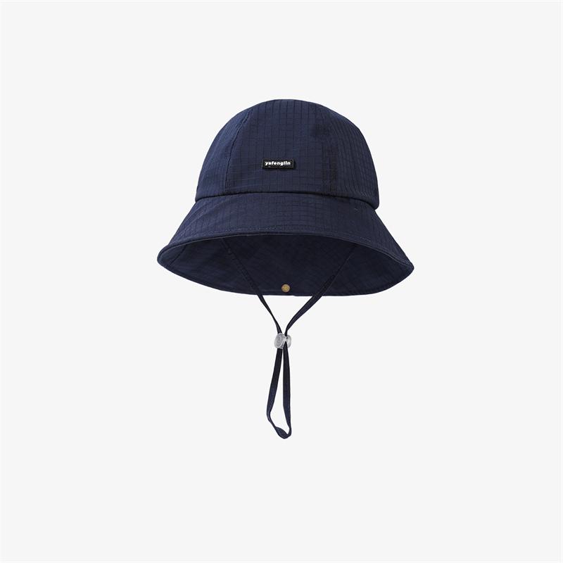 Fisherman Hat Summer Anti-Splashing Shawl Sunscreen Couple Solid Color Sun Hat