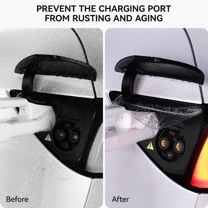 YZ For Tesla Model 3 Y Highland Juniper -2025 Charger Port Cover Outdoor Rainproof Protection Dustproof Covers Accessory New