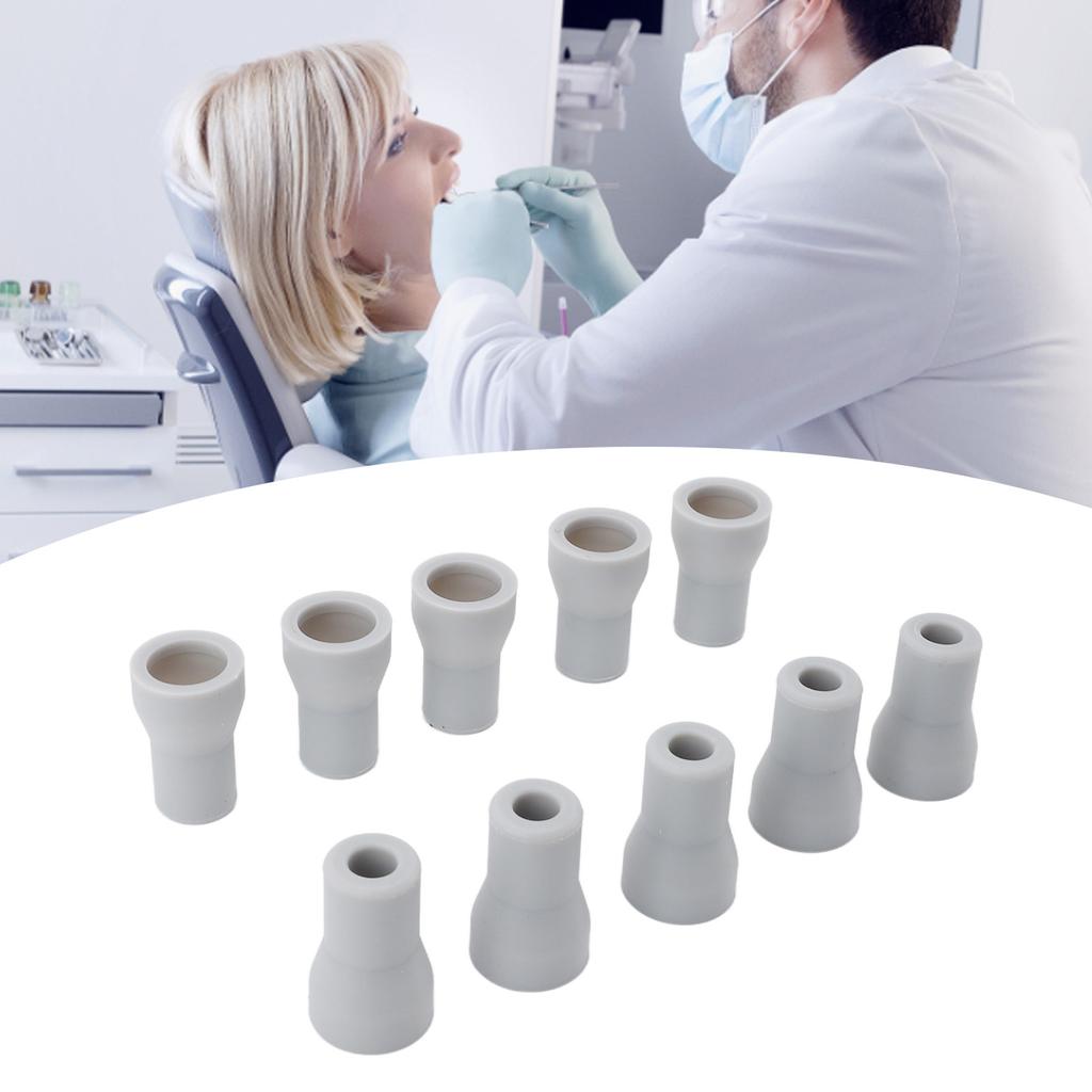 10pcs HYG TM46 S Saliva Ejector Suction Adapter Tips Silicone Strong Suction Tips Replacement