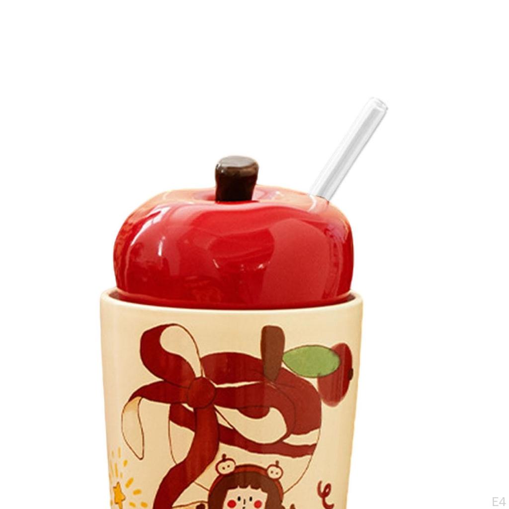 Pottery Cup Christmas Mug Xmas Gift Casual Decor 400ml Lightweight Coffee Drinking for