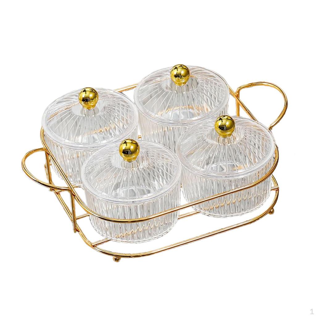 Tray Decoration Serving Container Condiment Food Storage for Picnic