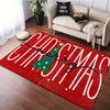 Christmas Red Stripes Area Rug Carpet Non-Slip Washable Carpet for Living Room Bedroom and Home Decor Floor Mat