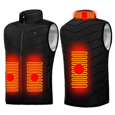 Heated Vest Jacket Men Women Winter Coat Intelligent Electric Heating Warm USB Heating Jacket for Camping