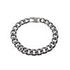 316l Stainless Steel New Chinese Style Polished Cuban Link Bracelet for Men Women Geometric Texture  Jewelry