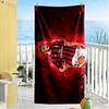 Turkish Football Star Beach Towel Super Soft & Absorbent Comfortable Lightweight Suitable for Sports, Travel, Swimming, Yoga, Bathroom, Beach, And Poo