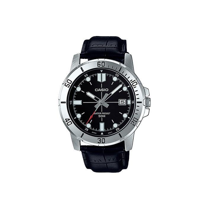 CASIO G Shock MTP VD01L 1E MTP-VD01L-1EVUDF Black Dial Single Watch