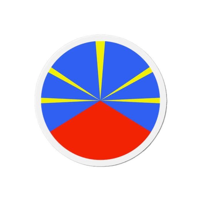 Aimant Rond - Réunion - 7 cm - 50 pièces - Multicolore - Mixte