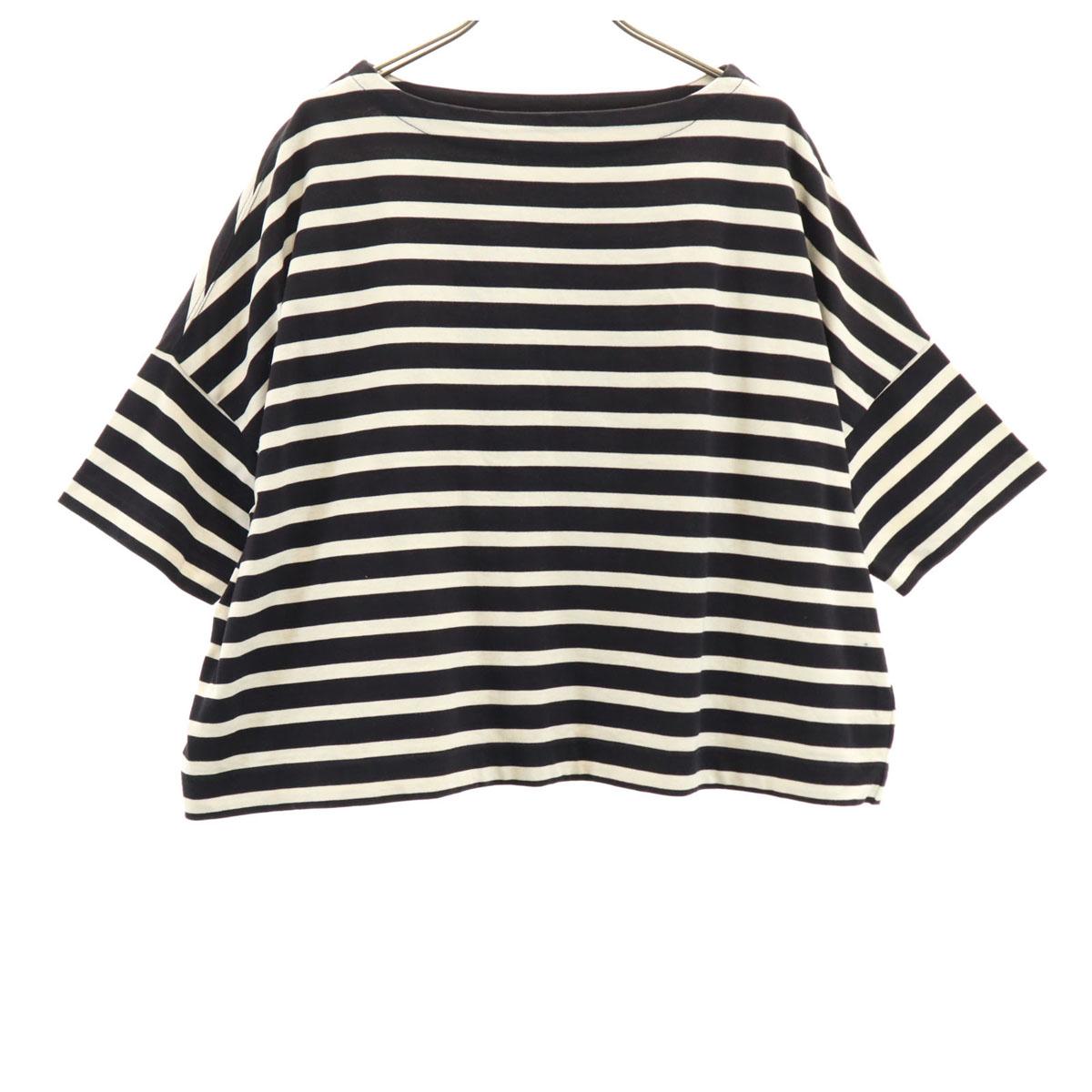 

Traditional Weatherwear made in Japan Border Pattern Short sleeve Basque shirt Women Used