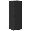 Wall Mounted TV Cabinet 2 pcs Black Oak Effect 30.5 x 28.5 x 90 cm