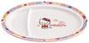 Prato de Melamina para Gyoza Chinês, Lavável na Máquina de Lavar Louça, Sanrio Hello Dish, Estilo, Seguro, Kitty, MCH3-A