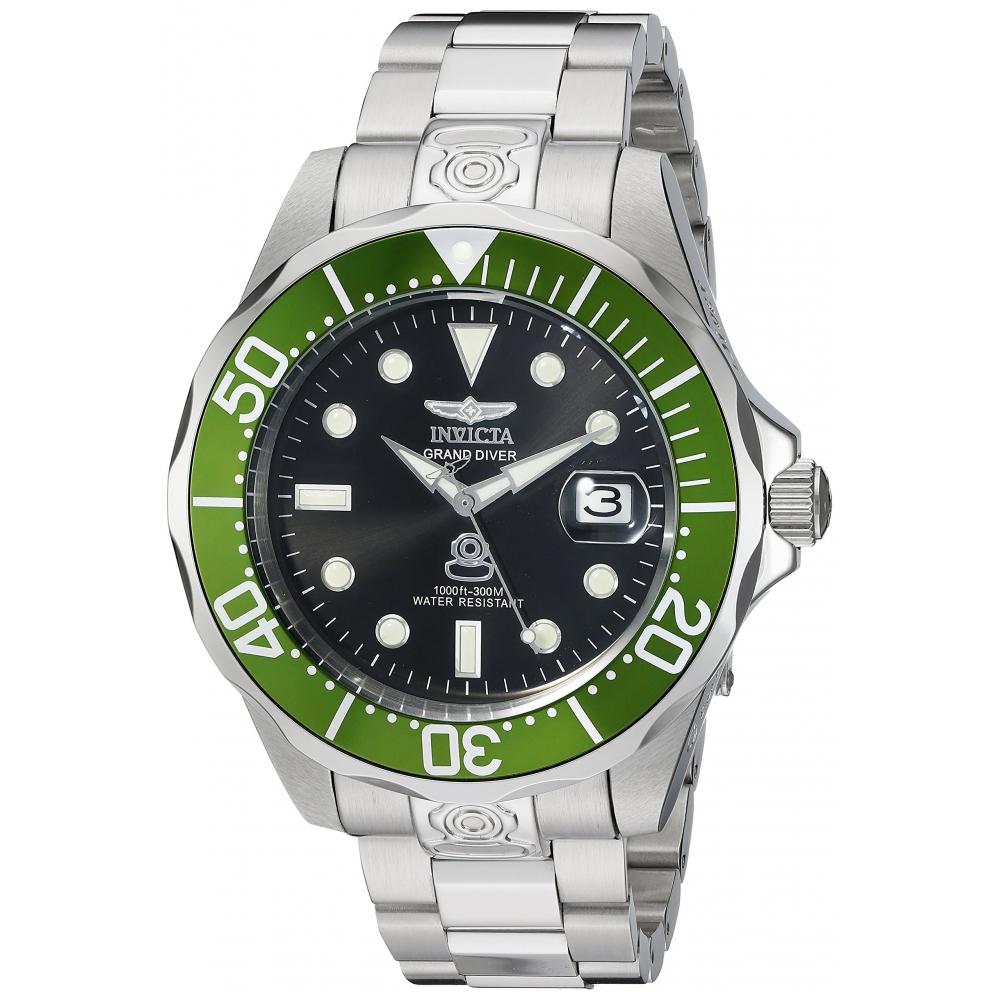 

[Invicta] Pro Diver Автоматические часы 47 мм Корпус Серебряный Ремешок Из Нержавеющей Стали Черный Циферблат 3047 Мужской Регулярный Импортный Продукт