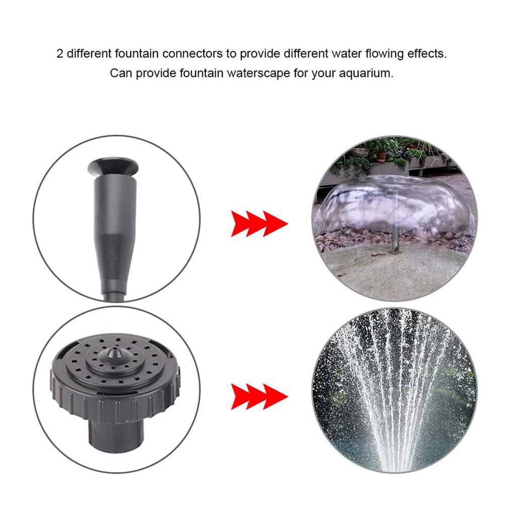 Multifunction Aquarium Fish Tanks Pond Pump Water Fountain Sprayer Nozzle Tube Kit Accessories