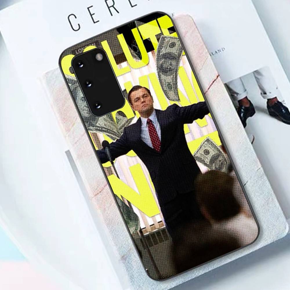 Classic Movie W-Wolf Of W-Wall S-Street Phone Case For Samsung S 24 Fe 25 Ultra Plus 20 Lite 21 30 22 23 24 22 Ultra 5G Fundas
