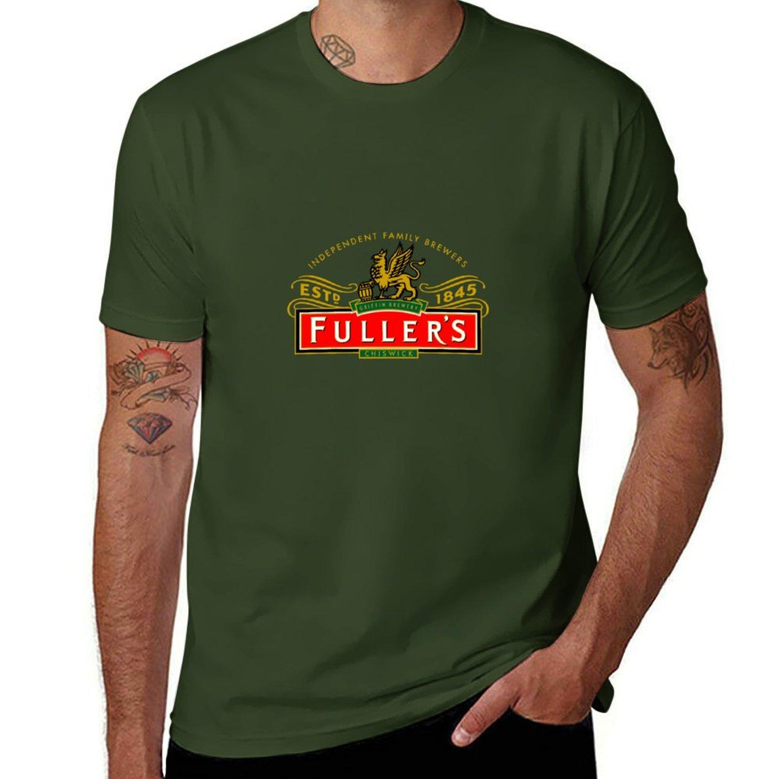 

The Original Fuller’s Fuller’s Beer brewery logo T-Shirt vintage sweat mens graphic t-shirts hip hop M