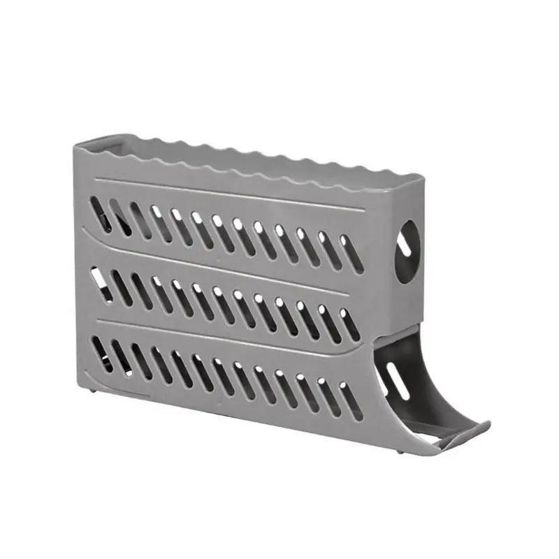 Automatický posuvný držák na vejce Úložná krabice Košík na vejce Organizér kontejneru Skládací lednička Dávkovač vajec do kuchyně