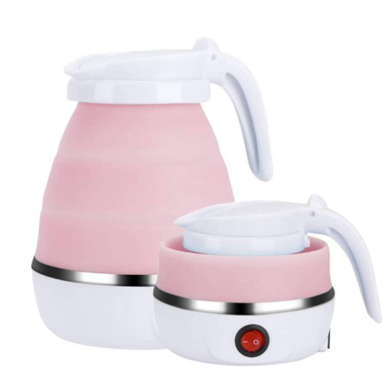 Collapsible Electric Kettle Portable Water Boiler For Travel Camping Caravan Boat Hiking Business Trip Home Use