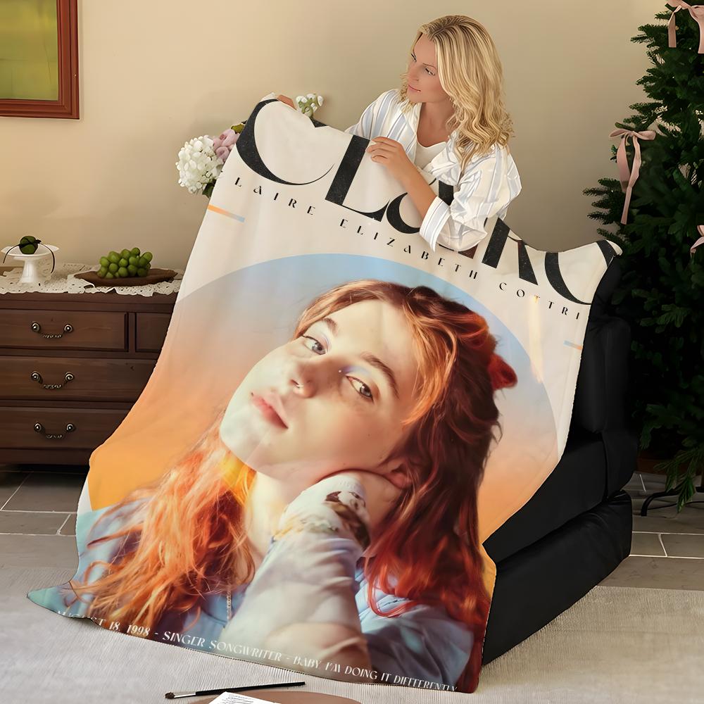 Music C-Clairo Throw Flannel Blanket, Soft Warm, Durable & Washable cute Cool