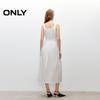 ONLY Women's 2025 Summer Ribbed U-Neck Sleeveless Long Dress