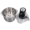 Food Processor Stainless Steel 4L High Capacity with 5 Blades Electric Food Chopper for Meat Vegetab