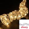 Fita de Natal Luz de Fada Decoração de Natal DIY Arcos Cordão Luz Enfeites de Árvore para Decoração de Casa