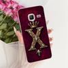 Clear For Samsung J1 mini Case Cover Luxury Crown A-Z Letter 2D Painted Soft Casing For Samsung Galaxy J1 mini SM-J105B SM-J105H