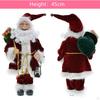 Santa Claus Figurines, Standing Figurines Decorations Gift for Indoor Home Office