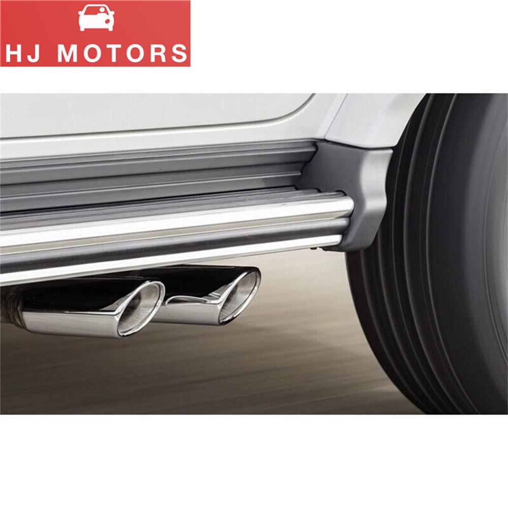 Compatible Exhaust Tailpipe for 2016-2019 Mercedes-Benz W464 G-Class G500 G550 G63 Diesel Models