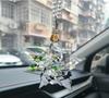 2021 New Year Christmas Crystal Star Snowflake Xmas Ornament Tree Decoration