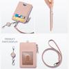 Portable Reel Strap Badge Holder with Lanyard Male Wallet Neck Strap Card Holder  Male