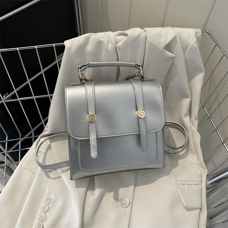 Simple backpack women's college style bag women's bag 2025 new fashion casual shoulder handbag small backpack