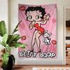 BBettyS Boop Colorful Tapestry Wall Hanging Hanging Tarot Hippie Wall Rugs Dorm Wall Art Decor