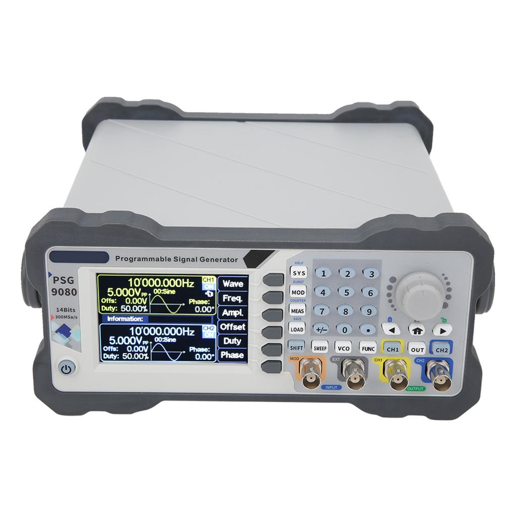 PSG9080 80MHZ Programmable Dual Channel Arbitrary Waves Generator Signal Amplitude ModulationUK 220V
