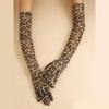 Eleganti Guanti Lunghi in Rete con Stampa Leopardata Accessorio Cosplay Guanti Lunghi Elasticizzati fino al Gomito per Feste da Ballo ed Eventi di Ballo