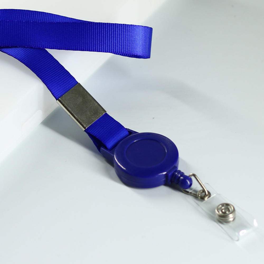 Badges Holder Retractable Lanyard Id Lanyard Name Tag Card Badge Holder Reels Chain Clips Hanging Rope Keychain Necklace Strap
