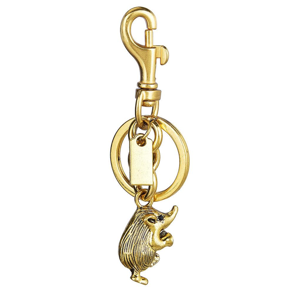 Animal Keychain Pendant With Electroplated Alloy For Cute Bag Decor