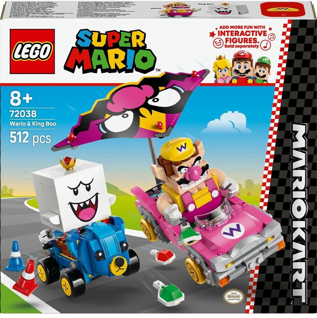 LEGO конструктор Super Mario – Mario Kart – Wario & King Buu Huu (72038)