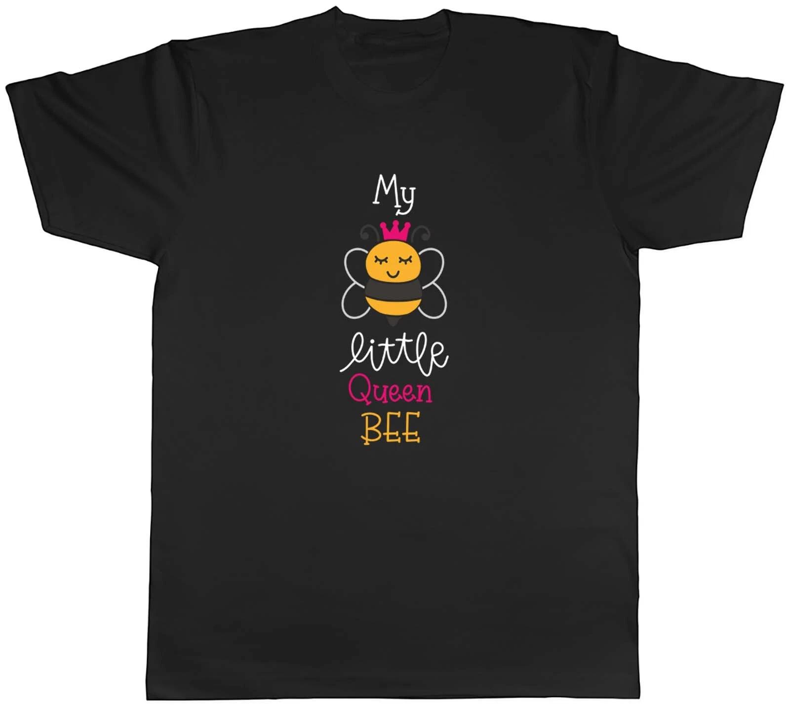 My Little Queen Bee Mens T-Shirt Bumblebee Unisex Tee Gift L