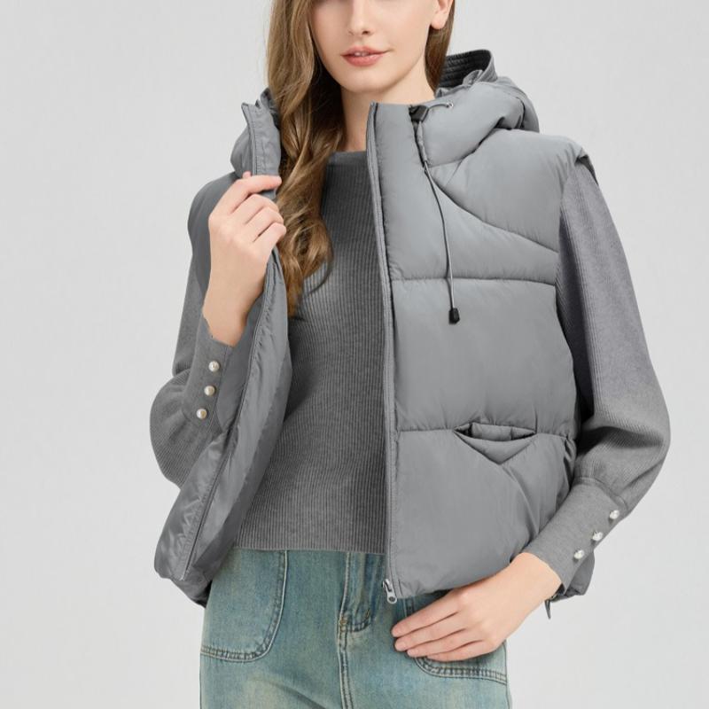 Women's European-style Sleeveless Vest/jacket for Autumn and Winter