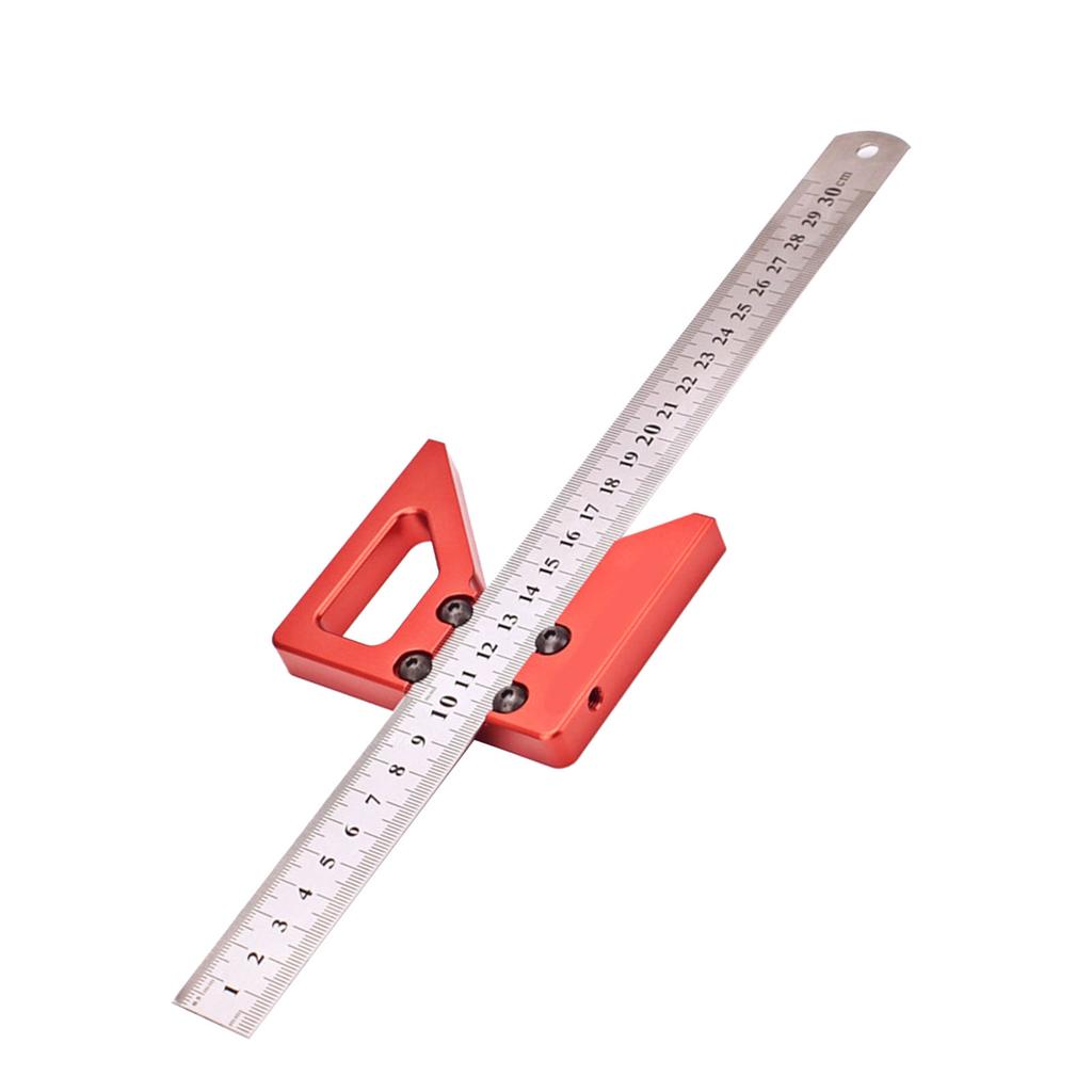 Circle Center Finder Tool 0.05mm Accuracy 300mm Range Clear Scales Center Scribe Gauge Woodworking